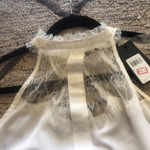 Guess White Lace Top
